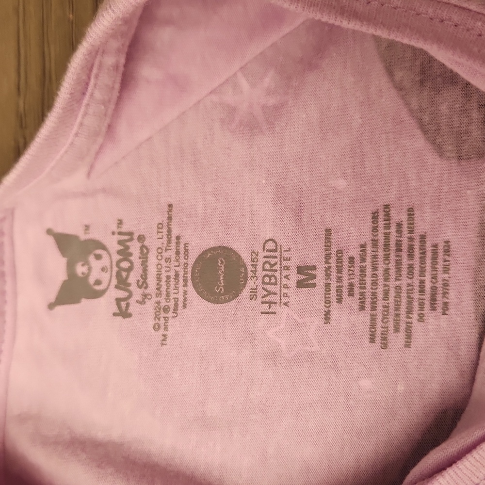 Girls Kuromi Short Sleeve T-shirt - Picture 2 of 3